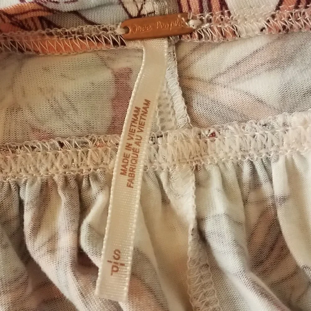 Free People Keepin On Floral Blouse